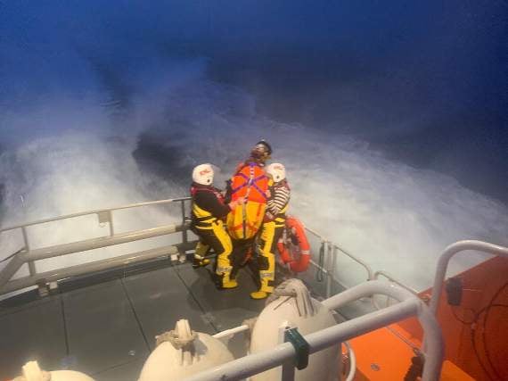 RNLI saves man who had stroke