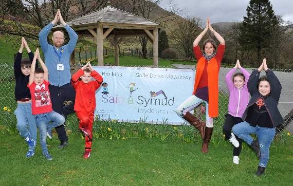 Yoga sessions at school as part of daily timetable