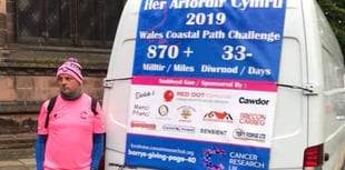 Postie powers through on 33-day walking challenge