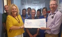Hospital donation to say thanks for father’s care