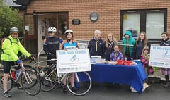 Brownies and Guides help with Diabetes UK bike ride