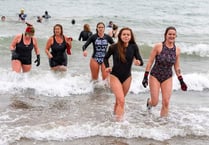 New Year’s Day dips raise over £2,500 for charity