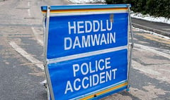 Road closed as woman airlifted following A485 crash