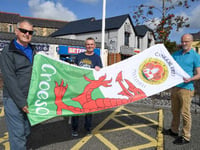 New language flags in Pwllheli to welcome visitors and locals