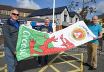 New language flags in Pwllheli to welcome visitors and locals