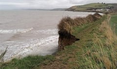 Ceredigion coastal path closed after land falls away