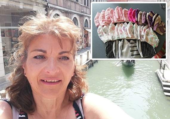 Tracy's face coverings raise £500 for birthing pool