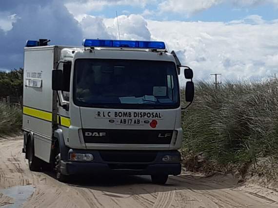 Bomb squad called to Talybont