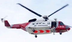 Coastguard helicopter called to rescue injured woman off Moel Hebog