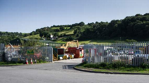 Council's Aberystwyth waste site won't accept fridges or freezers
