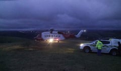 Walker trapped by incoming tide saved by Coastguard helicopter