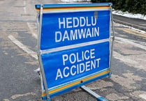 Crash on A487 south of Aberystwyth