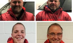 Aberglaslyn Mountain Rescue Team members honoured for their long service