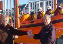 RNLI volunteer recognised for 43 years of service