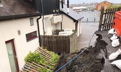 Path's partial collapse restricts access to town centre sites