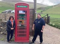 Life-saving new function for disused old phone box
