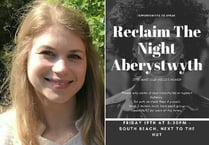 Reclaim the Night vigil to be held in Aberystwyth