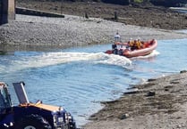Lifeboat crew rescue paddleboarder