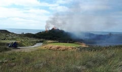 Bonfire to blame for dune blaze