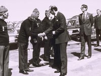 Heroic rescue after cliff fall in heavy seas remembered 50 years on