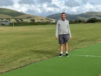 Cricket club installs new artificial pitch after fire