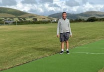 Cricket club installs new artificial pitch after fire