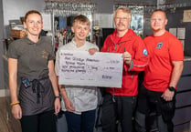 Restaurant raises £1,500 for rescue team