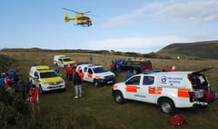 Two people rescued after falling into disused mine shaft