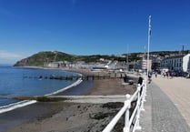 Aberystwyth records Wales' hottest day of the year