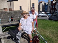Hollywood actress spotted in Aberystwyth