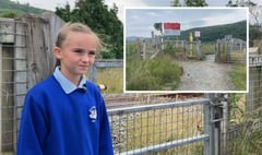 Schoolgirl recalls 'terrifying' near miss with train after becoming distracted at level crossing