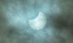 Eclipse caught on camera in Bont