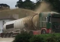 Fire crews called to tanker spillage