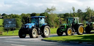 Tractor run supports farming charity