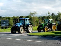 Tractor run supports farming charity