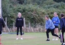 Ladies softball cricket festival at the Geufron