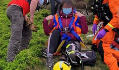 Rescue team come to aid of injured Cader Idris walker