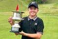 Logan, 13, youngest ever championship winner at Aberystwyth Golf Club