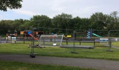Playground closed for maintenance work