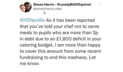 Blogger offers to pay £1,800 school meals debt to stop kids 'going hungry'