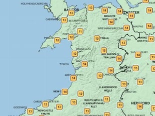 Mild start to 2022 for Wales