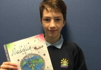 Owen wins design a Christmas card competition