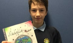 Owen wins design a Christmas card competition