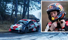 Disappointment for Elfyn Evans in first round of World Rally Championship
