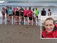 Bronglais Chemo Appeal: Emma and friends brave the waves to raise £1,229