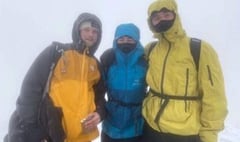 Trio climb peaks to raise cash for charity