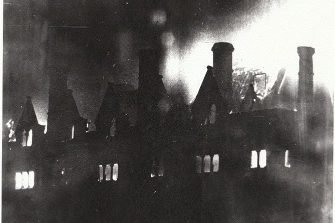 Fire 1885 Aberystwyth University