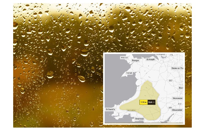 Rain warning