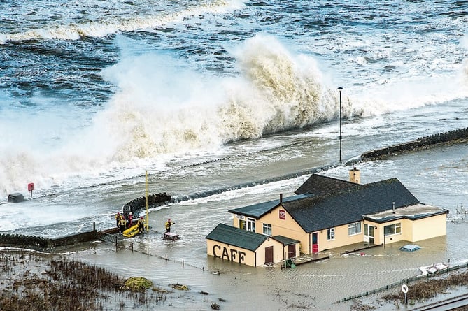 Barmouth 2014 storm