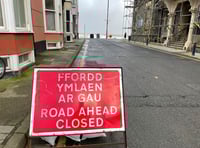 Aberystwyth roads to remain closed all weekend